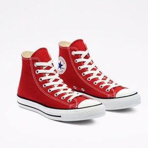 Converse Chuck Taylor Red All Star Hi Top Sneaker
